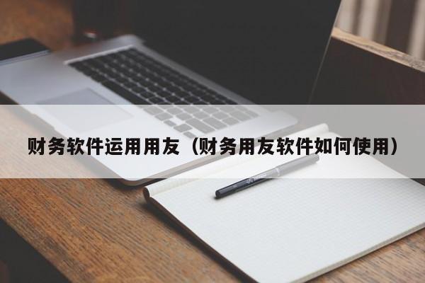 财务软件运用用友（财务用友软件如何使用）