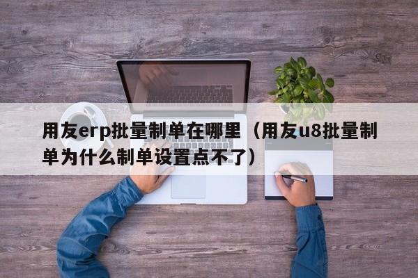 用友erp批量制单在哪里（用友u8批量制单为什么制单设置点不了）