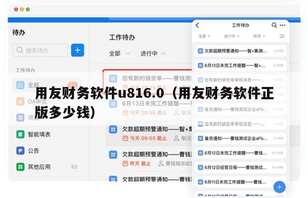 用友财务软件u816.0（用友财务软件正版多少钱）