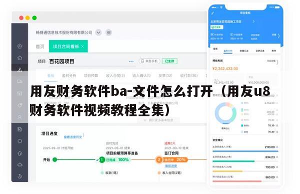 用友财务软件ba-文件怎么打开（用友u8财务软件视频教程全集）