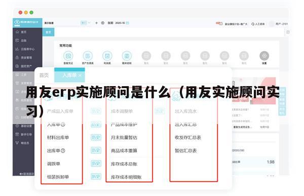 用友erp实施顾问是什么（用友实施顾问实习）