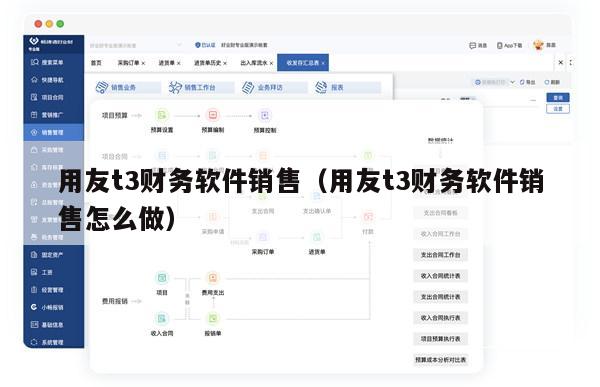 用友t3财务软件销售（用友t3财务软件销售怎么做）