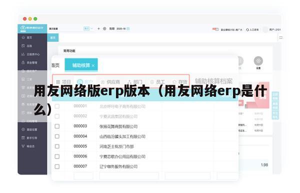 用友网络版erp版本（用友网络erp是什么）