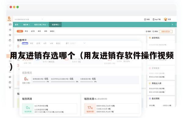 用友进销存选哪个（用友进销存软件操作视频）