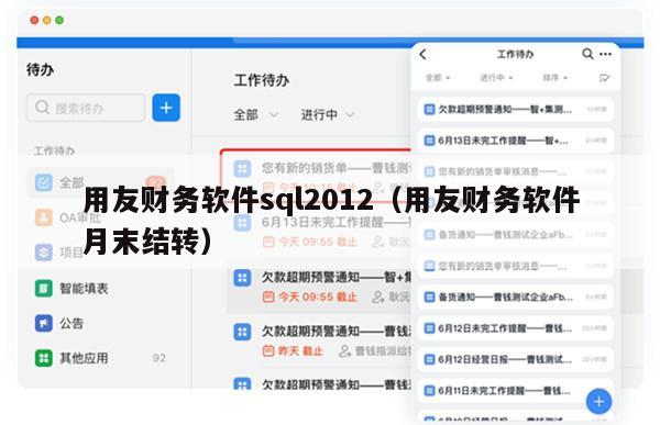 用友财务软件sql2012（用友财务软件月末结转）