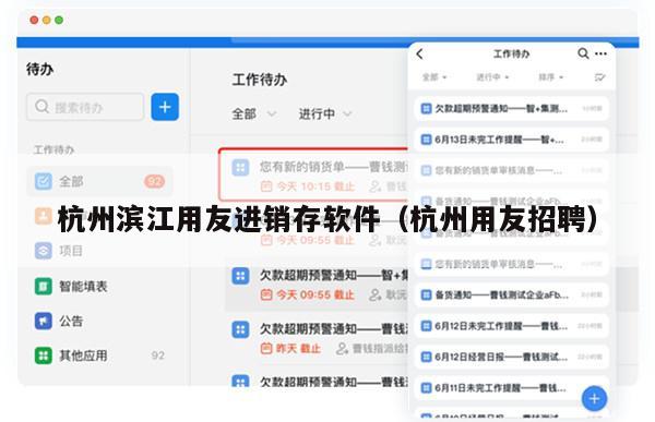 杭州滨江用友进销存软件（杭州用友招聘）