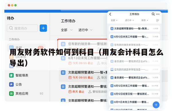 用友财务软件如何到科目（用友会计科目怎么导出）