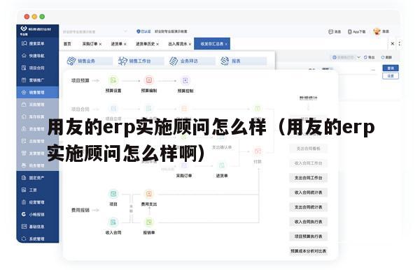 用友的erp实施顾问怎么样（用友的erp实施顾问怎么样啊）