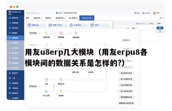 用友u8erp几大模块（用友erpu8各模块间的数据关系是怎样的?）