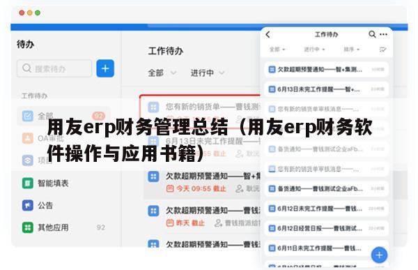 用友erp财务管理总结（用友erp财务软件操作与应用书籍）