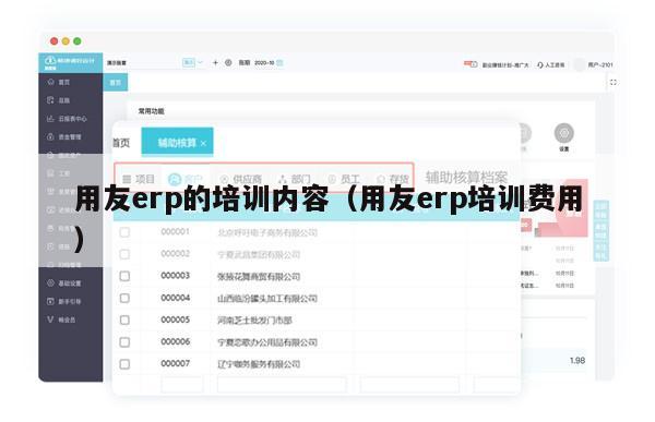 用友erp的培训内容（用友erp培训费用）