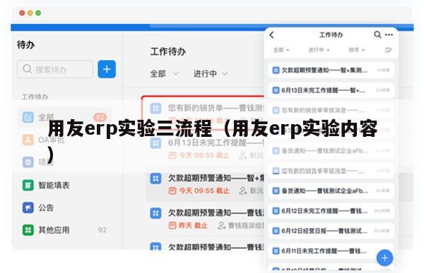 用友erp实验三流程（用友erp实验内容）