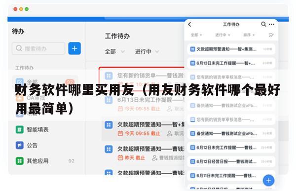财务软件哪里买用友（用友财务软件哪个最好用最简单）