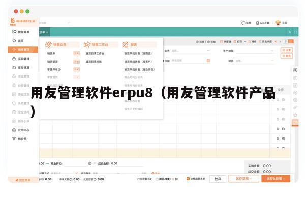 用友管理软件erpu8（用友管理软件产品）