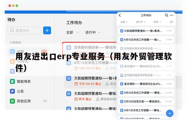 用友进出口erp专业服务（用友外贸管理软件）
