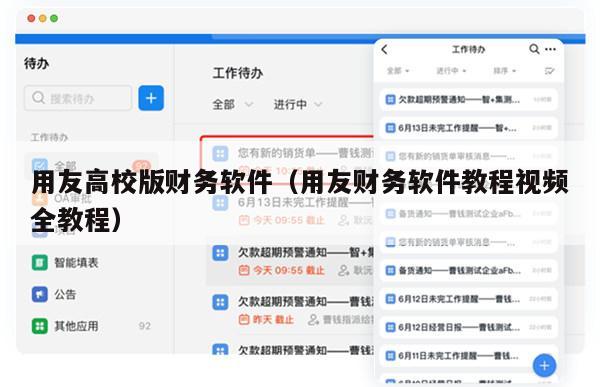 用友高校版财务软件（用友财务软件教程视频全教程）