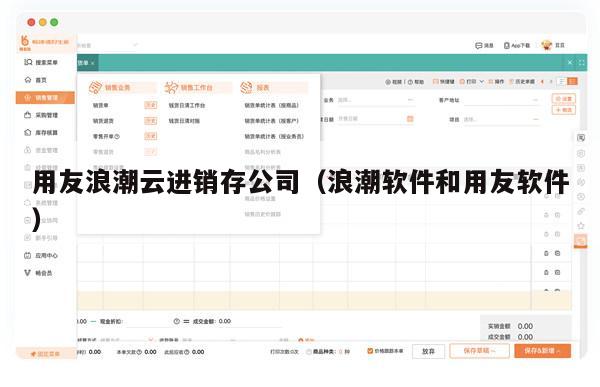 用友浪潮云进销存公司（浪潮软件和用友软件）