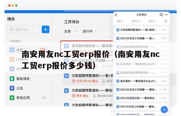 南安用友nc工贸erp报价（南安用友nc工贸erp报价多少钱）