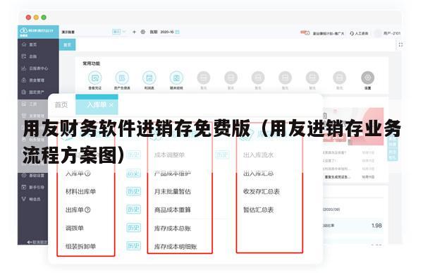 用友财务软件进销存免费版（用友进销存业务流程方案图）