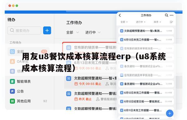 用友u8餐饮成本核算流程erp（u8系统成本核算流程）