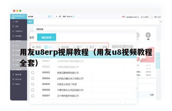 用友u8erp视屏教程（用友u8视频教程全套）