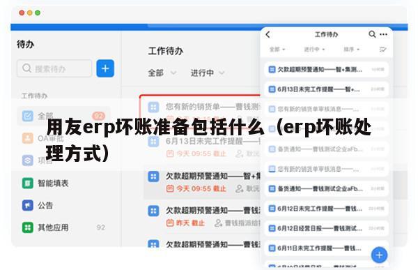 用友erp坏账准备包括什么（erp坏账处理方式）