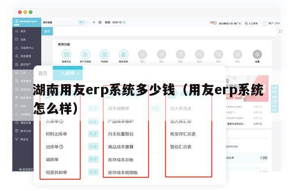 湖南用友erp系统多少钱（用友erp系统怎么样）