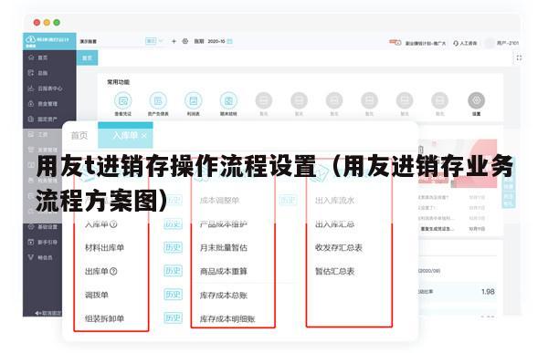 用友t进销存操作流程设置（用友进销存业务流程方案图）