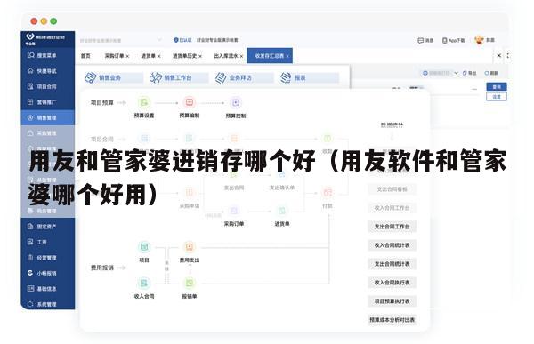 用友和管家婆进销存哪个好（用友软件和管家婆哪个好用）