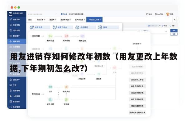 用友进销存如何修改年初数（用友更改上年数据,下年期初怎么改?）