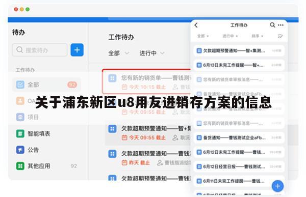 关于浦东新区u8用友进销存方案的信息