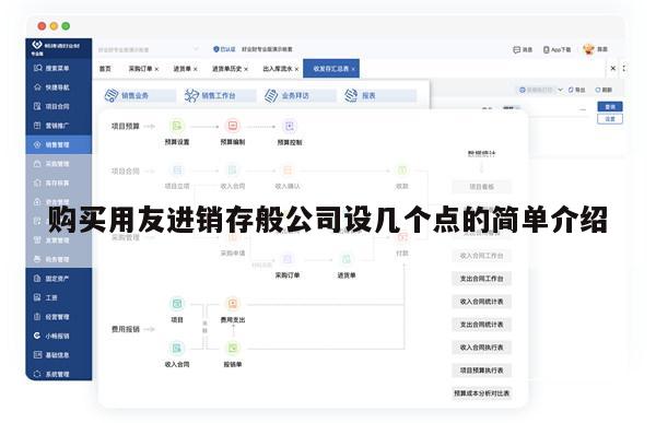 购买用友进销存般公司设几个点的简单介绍