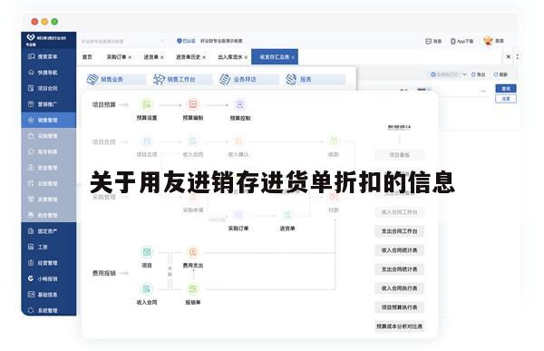 关于用友进销存进货单折扣的信息