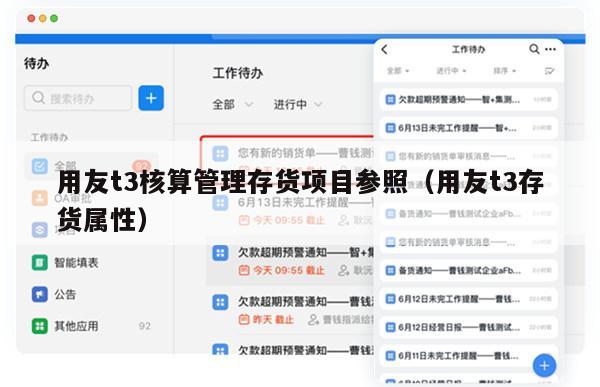 用友t3核算管理存货项目参照（用友t3存货属性）