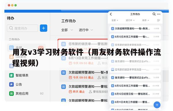 用友v3学习财务软件（用友财务软件操作流程视频）