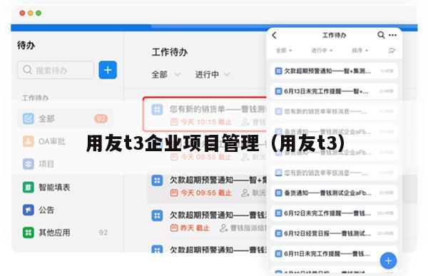 用友t3企业项目管理（用友t3）