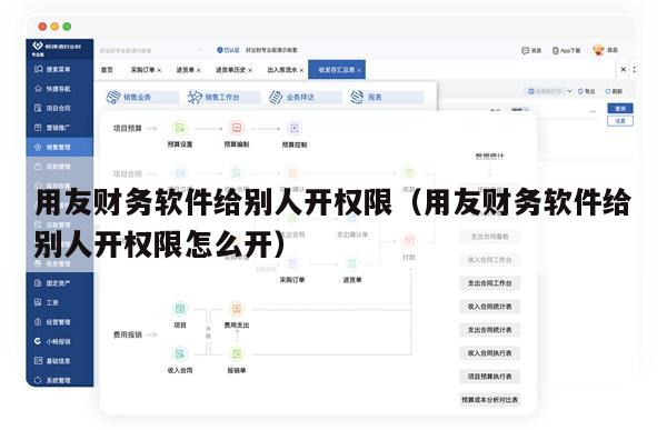 用友财务软件给别人开权限（用友财务软件给别人开权限怎么开）