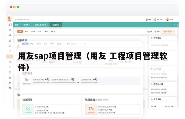 用友sap项目管理（用友 工程项目管理软件）