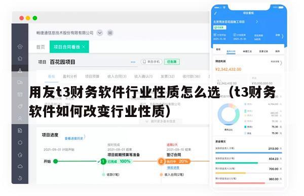 用友t3财务软件行业性质怎么选（t3财务软件如何改变行业性质）