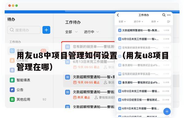 用友u8中项目管理如何设置（用友u8项目管理在哪）