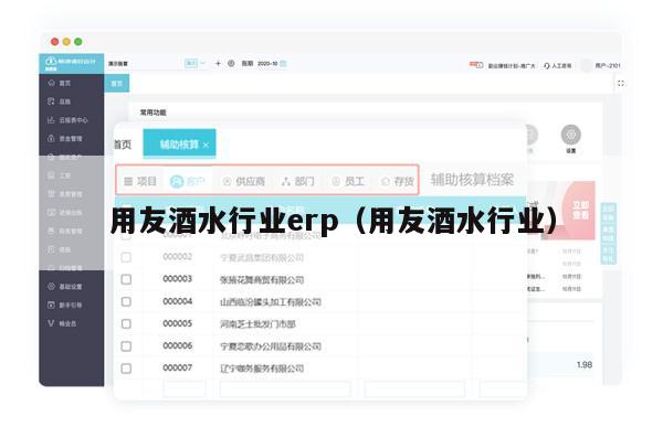 用友酒水行业erp（用友酒水行业）