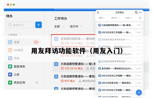 用友拜访功能软件（用友入门）