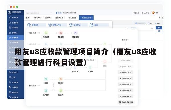 用友u8应收款管理项目简介（用友u8应收款管理进行科目设置）