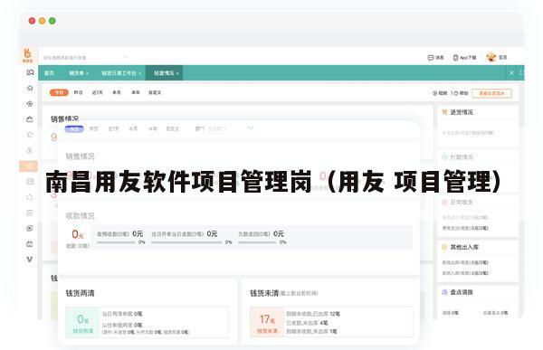 南昌用友软件项目管理岗（用友 项目管理）