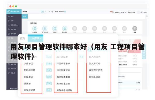 用友项目管理软件哪家好（用友 工程项目管理软件）