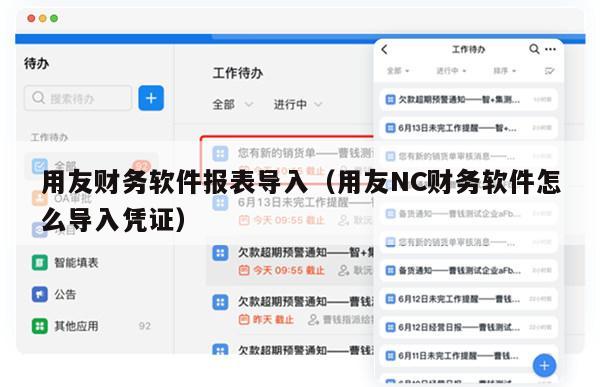 用友财务软件报表导入（用友NC财务软件怎么导入凭证）