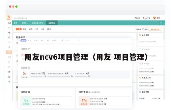 用友ncv6项目管理（用友 项目管理）