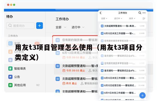 用友t3项目管理怎么使用（用友t3项目分类定义）