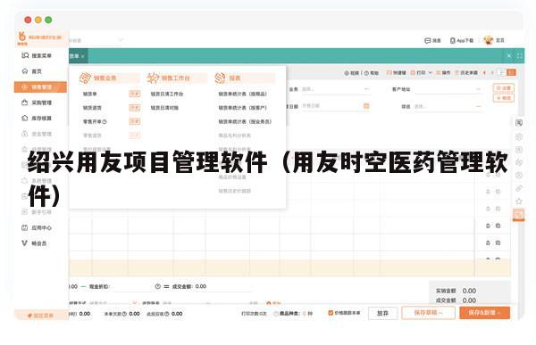 绍兴用友项目管理软件（用友时空医药管理软件）
