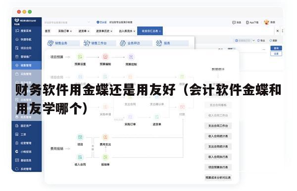 财务软件用金蝶还是用友好（会计软件金蝶和用友学哪个）